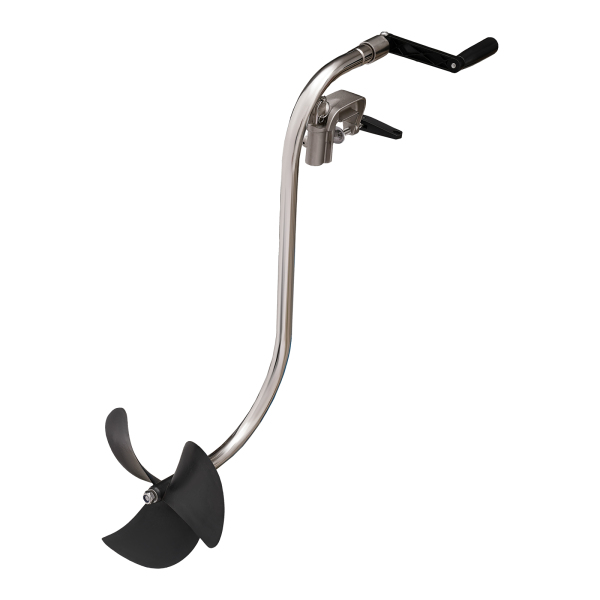 KITNEED 25.59in*1.96in Iron and Plastic Hand Operated Boat Propellers Hand Propeller for Canoe