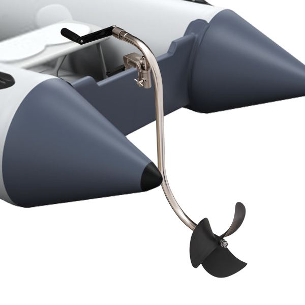 KITNEED 25.59in*1.96in Iron and Plastic Hand Operated Boat Propellers Hand Propeller for Canoe