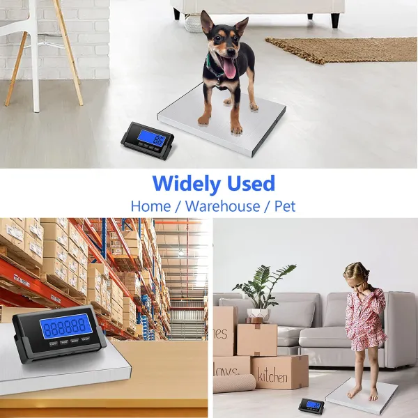 Shipping Scale, 397lb Heavy Duty Postal Scale Stainless Steel with wireless Displays/Tare/3 Units, Digital Postage Scale Shipping Scale, 397lb Heavy Duty Postal Scale Stainless Steel with wireless Displays/Tare/3 Units, Digital Postage Scale
