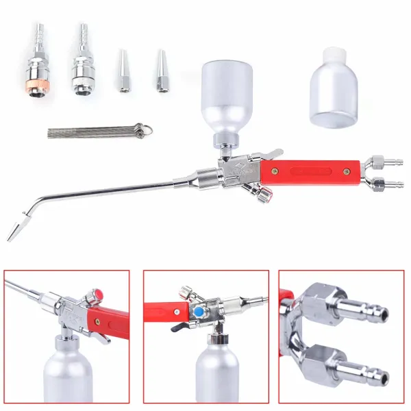 Ethedeal Metal Powder Spray Welding Torch QH-1/h - Oxygen Acetylene Flame Welding Gun 430mm