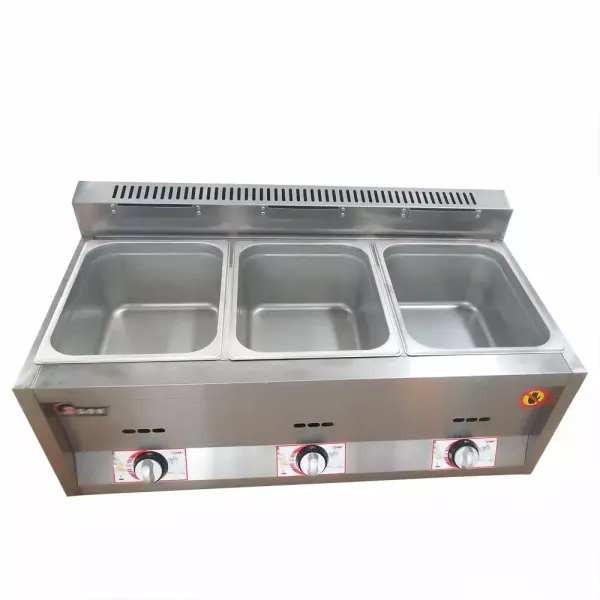 Commercial Grade Stainless Steel Bain Marie Buffet Food Warmer Table