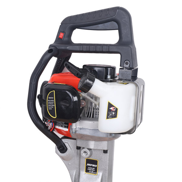 33cc Gasoline Power Drilling Machine 3-Position Wet & Dry Handheld Concrete Core Drill Rig, Diamond Core Drilling Machine