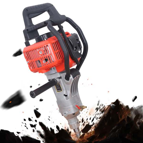 33cc Gasoline Power Drilling Machine 3-Position Wet & Dry Handheld Concrete Core Drill Rig, Diamond Core Drilling Machine