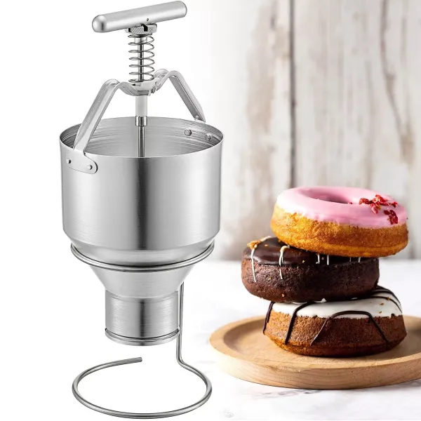 KITNEED Dropper Plunger Dough Batter Dispenser Hopper KITNEED Dropper Plunger Dough Batter Dispenser Hopper