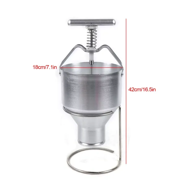 KITNEED Dropper Plunger Dough Batter Dispenser Hopper KITNEED Dropper Plunger Dough Batter Dispenser Hopper