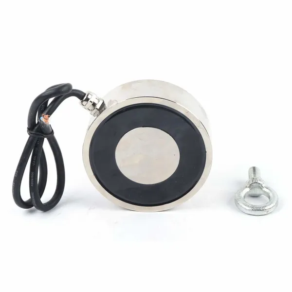 12V DC Electric Lifting Magnet 2000N Electromagnet Solenoid Lift Holding 200kg