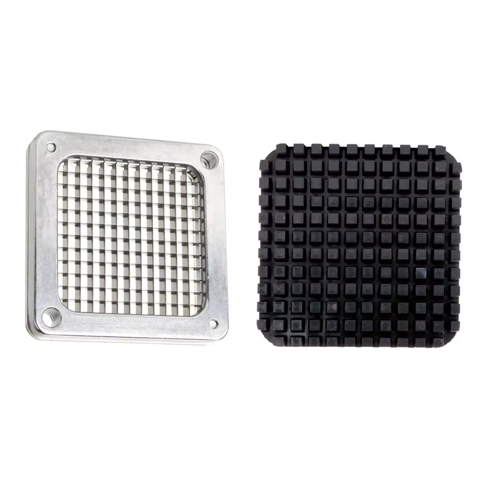 Replacement Chopper Blade, 440C Stainless Steel Blade for Commercial Vegetable Dicer Fruit Cutter, Interchangeable Blade&Pusher Block Set (1/4"+3/8"+1/2")