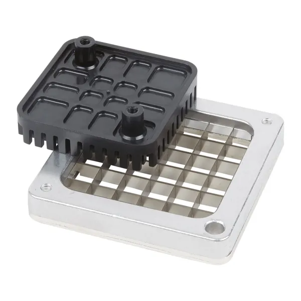 Replacement Chopper Blade, 440C Stainless Steel Blade for Commercial Vegetable Dicer Fruit Cutter, Interchangeable Blade&Pusher Block Set (1/4"+3/8"+1/2")