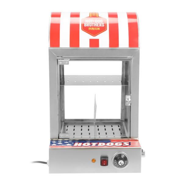 Hot Dog Steamer Machine,1500W Commercial Hot Dog Hut Steamer,Electric Hot Dog Steamer Machine 110V