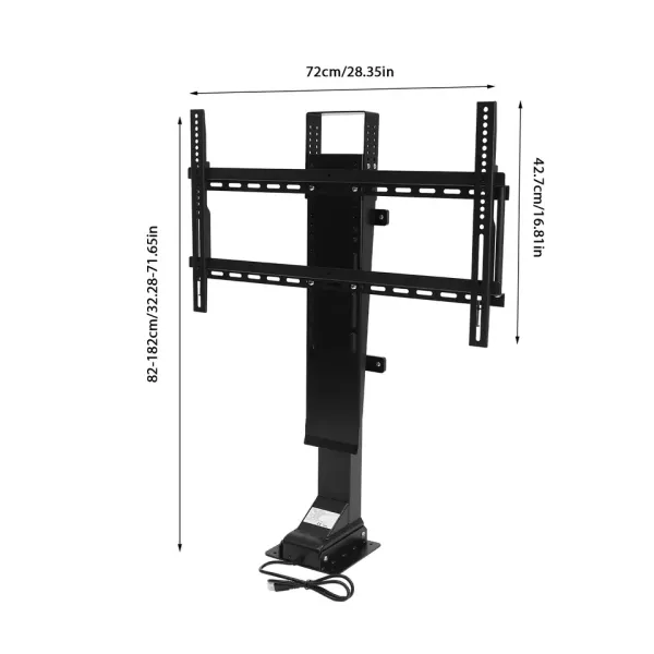Electric Motorized TV Lift Mount Bracket For 32-70" TVs Stroke W/Control Box