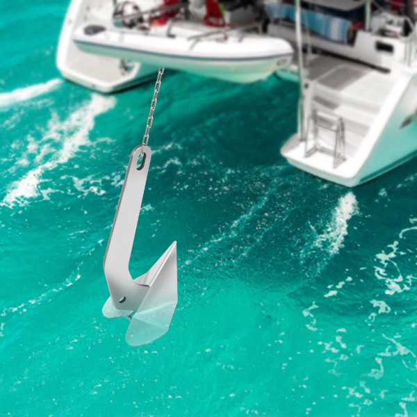 10Lb Small Yacht Boat Anchor, Marine Stainless Steel 316 Wing Style Anchor for Boats, Boat Anchor 10Lb Small Yacht Boat Anchor, Marine Stainless Steel 316 Wing Style Anchor for Boats, Boat Anchor
