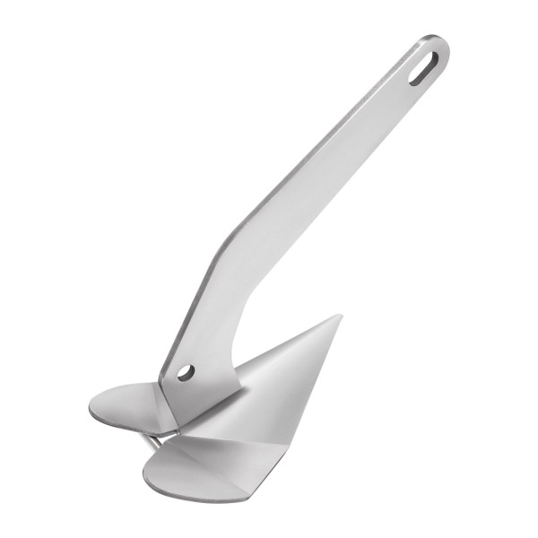 10Lb Small Yacht Boat Anchor, Marine Stainless Steel 316 Wing Style Anchor for Boats, Boat Anchor