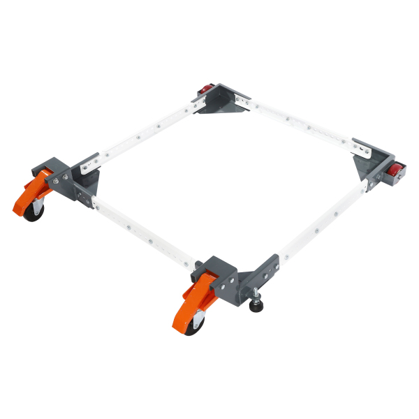 Adjustable Range 12-35 in 650 lbs Adjustable Mobile Base Heavy Duty Mobile Base Grey