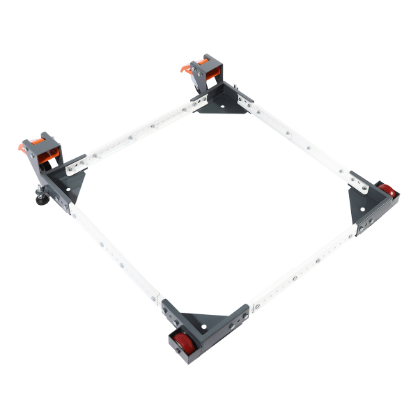 Adjustable Range 12-35 in 650 lbs Adjustable Mobile Base Heavy Duty Mobile Base Grey