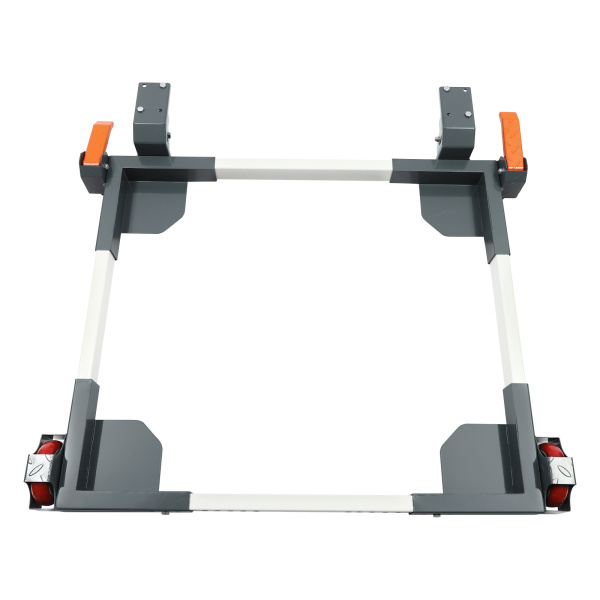 28*33.5in Adjustable Mobile Base 1500 lbs Strong Load Capacity Mobile Base Heavy Duty Mobile Base with Foot Brake Fixed Casters for Factories Homes