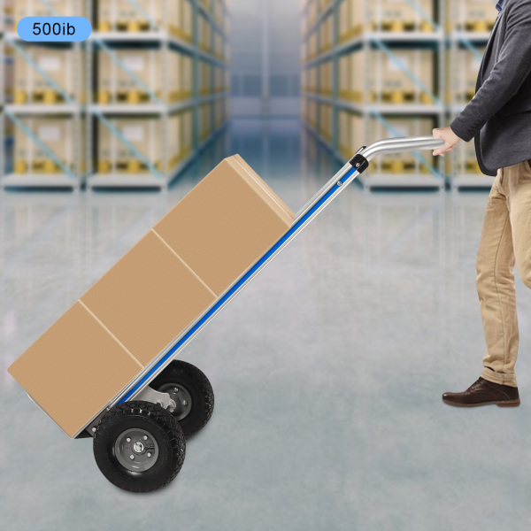 Hand Truck Dolly - Industrial Strength 440 lbs Weight Capacity | Heavy Duty Dolly for Moving with Wheels Hand Truck Dolly - Industrial Strength 440 lbs Weight Capacity | Heavy Duty Dolly for Moving with Wheels