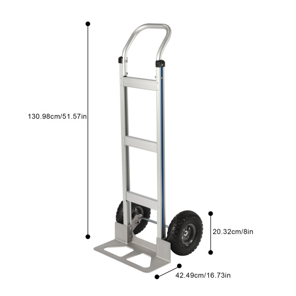 Hand Truck Dolly - Industrial Strength 440 lbs Weight Capacity | Heavy Duty Dolly for Moving with Wheels Hand Truck Dolly - Industrial Strength 440 lbs Weight Capacity | Heavy Duty Dolly for Moving with Wheels