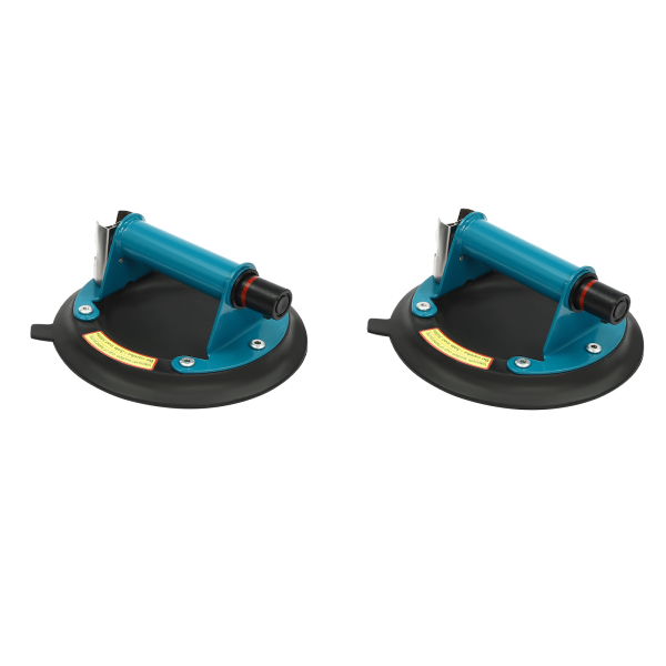 2pcs Suction Cup Lifter Glass Sucker Hand‑held Power Grip with Cotton Filter