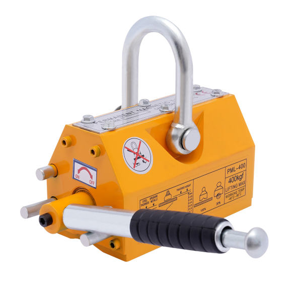 Steel Magnetic Lifter Lifting Magnet Heavy Duty Permanent Lift Magnets for Hoist Shop Crane Block Board 880LB / 400KG