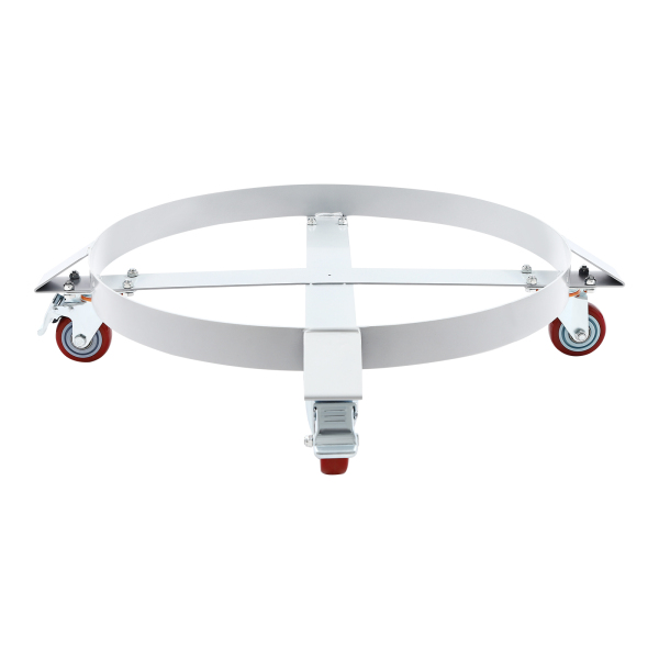 55 Gallon 1200lbs Drum Dolly Sturdy and Durable Barrel Dolly Carts Drum Dolly with 4 Universal Wheels for Workshops Factories