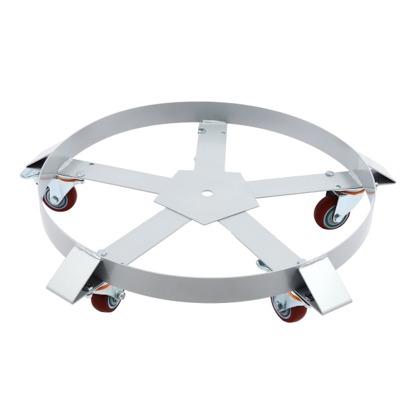 3Pcs 55 Gallon Drum Dolly Sturdy and Durable Barrel Dolly Carts Excellent Load Capacity Drum Dolly with Wheels for Workshops Factories