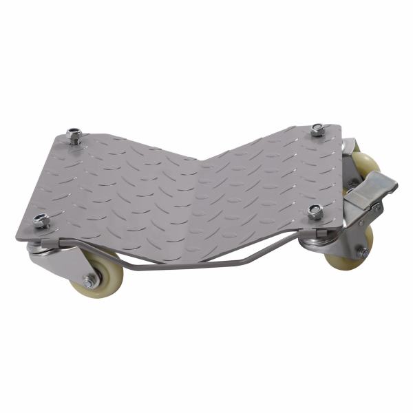 14.96 * 11.81 * 5.11in Heavy Duty 4 Tire Wheel Dolly Car Stakes,Each Dolly Loading Capacity:1500 Lbs，for Moving Cars/Trucks/Lawnmowers