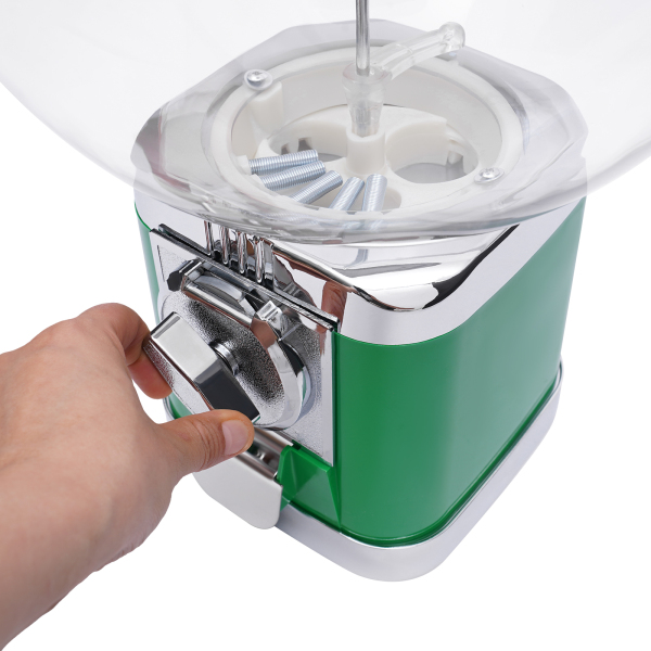 Big Bubble Gumball Machine Twister Ball Dispenser with a Lock Transparent Spheres Smooth Exit for Selling Small Capsule Toys Twister Balls Green Big Bubble Gumball Machine Twister Ball Dispenser with a Lock Transparent Spheres Smooth Exit for Selling Small Capsule Toys Twister Balls Green
