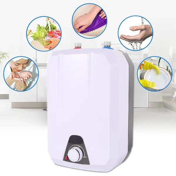 Kitneed 110v 6l Electric Tank Hot Water Heater Kitchen Home 55℃-70℃ Suitable For Installation In Small Residential Areas Garages Offices Sinks