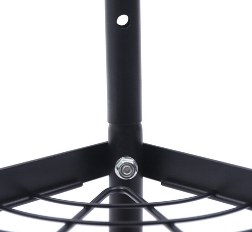 CNCEST 5-Tier Stainless Steel Free Standing Kitchen Corner Shelf Rack - Pot Rack