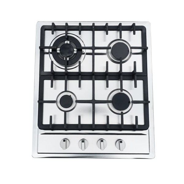 KITNEED Great Gas Cooktop-Kitchen Cooktop-Hot 4 Burners Gas Stove Stainless Steel Built-in Gas Hob Cooker