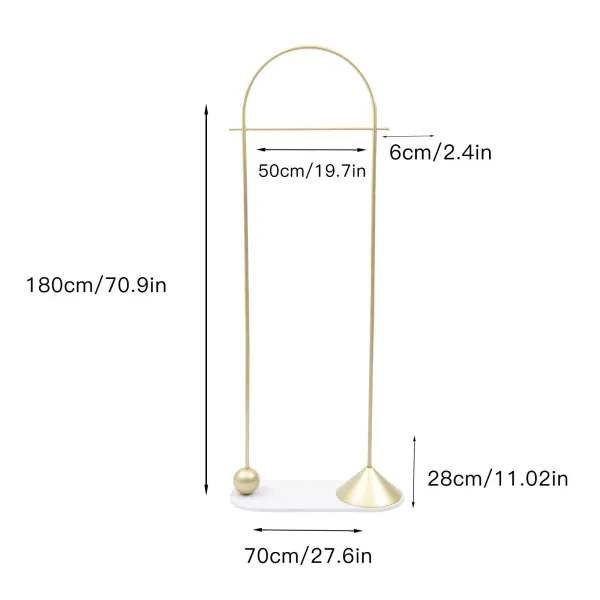 Gold Clothing Rack, Small Clothing Rack Heavy Duty Portable Metal Clothes Rack Freestanding Modern Hall Tree Coat Rack Gold Clothing Rack, Small Clothing Rack Heavy Duty Portable Metal Clothes Rack Freestanding Modern Hall Tree Coat Rack