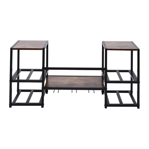 3-tier Wine Rack Wall Mounted Sturdy and DurableWine Storage Display Rack Industrial Wall Mounted Wine Rack for Wine Cellars