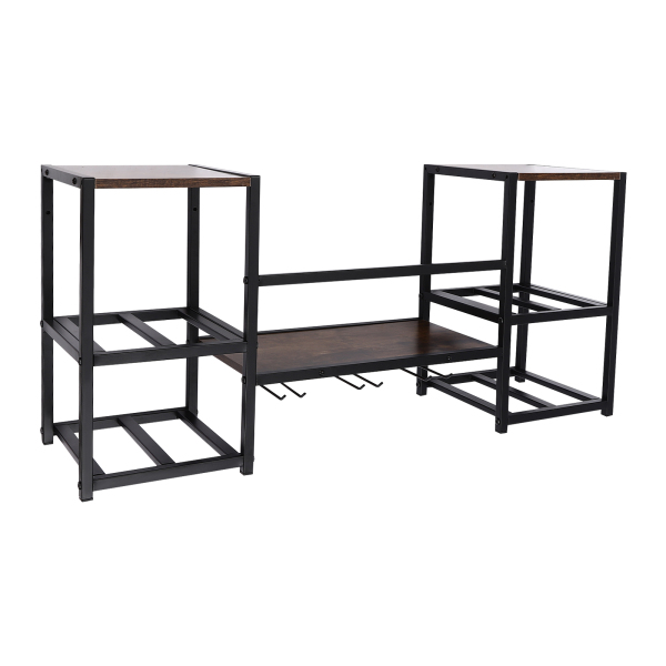 3-tier Wine Rack Wall Mounted Sturdy and DurableWine Storage Display Rack Industrial Wall Mounted Wine Rack for Wine Cellars