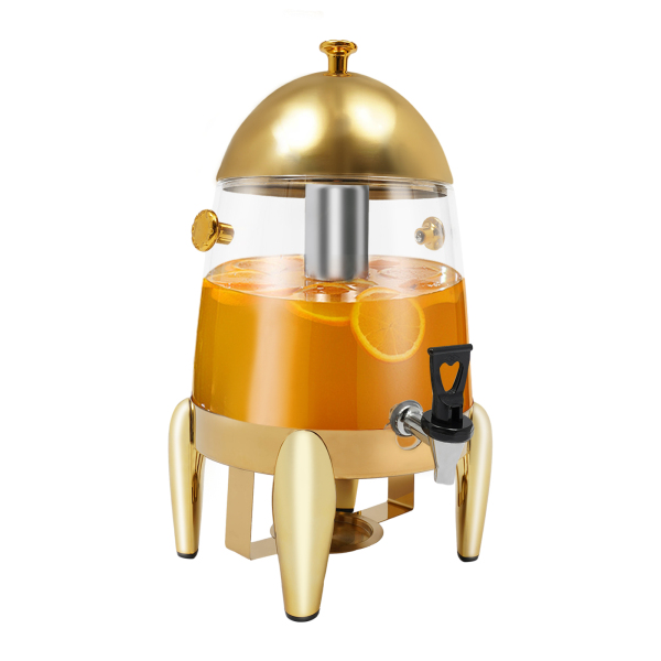 12L Beverage Dispenser, Stainless Steel Insulated Beverage Dispenser, Cold and Hot Drink Dispenser - Transparent model