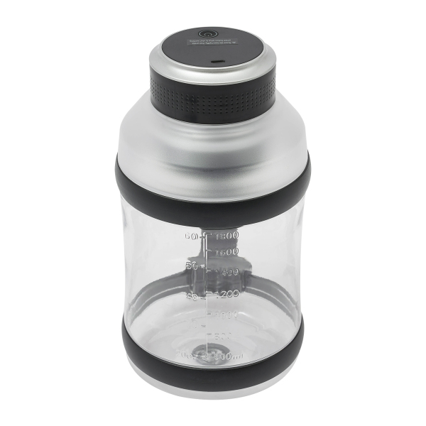 Juice Extractor Large-capacity Rechargeable Juice Blender with 6 Blades for Home, Black