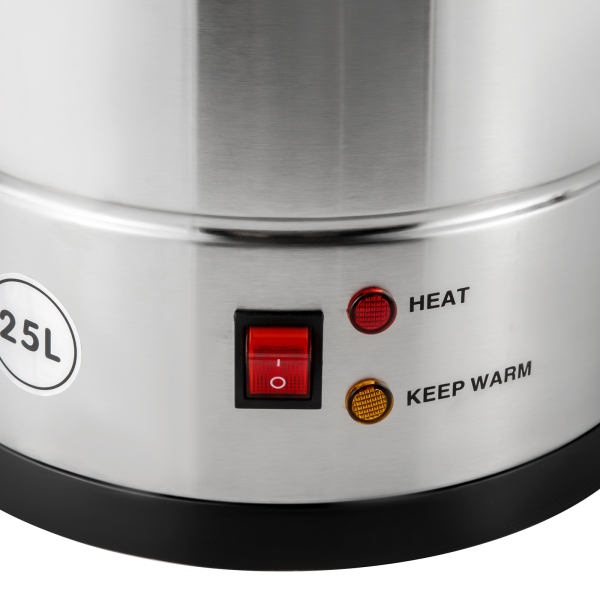 Commercial Grade Stainless Steel 25L/6.6gal Coffee Urn Coffee Maker Hot Water Urn for Home, Party, Office, Wedding
