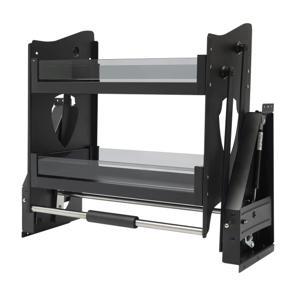 Pull-down Cabinet Organizer, 2 Tier Kitchen Cabinet Pull Down Shelf, Spice Rack Organizer for Kitchen Cabinets 600 Cabinet