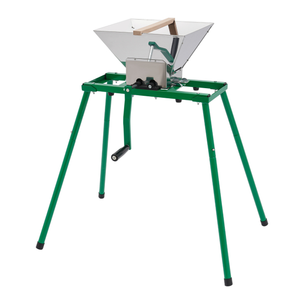 Fruit Crusher Grape Crusher 1.85gal Large Capacity Manual Juicer Grinder with 4 Non-slip Feet Curved Handle Portable Fruit Scratte