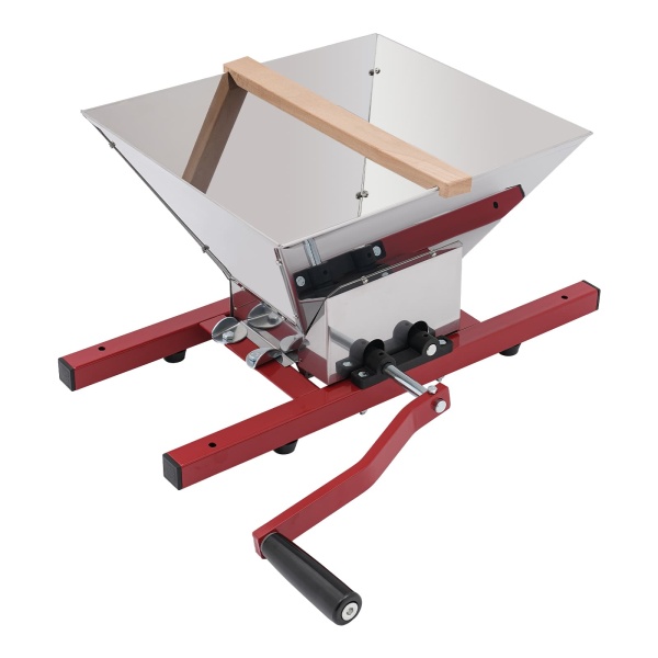 Fruit Crusher, Grape Crusher, Manual Juicer Grinder, Portable Fruit Scraper(Red)