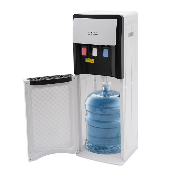 110V White Bottom Loading Water Cooler Dispenser Hot & Cold Standing Water Dispenser Hot and Cold Water Dispenser