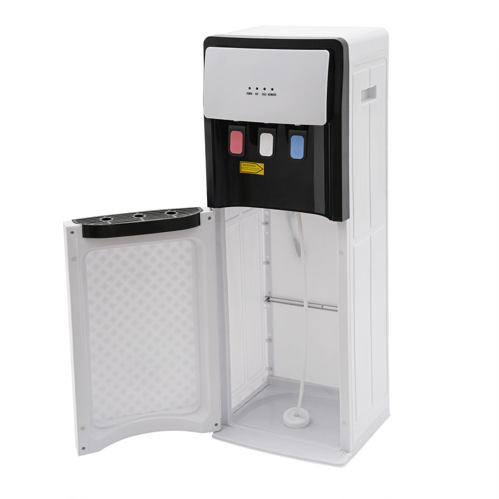 110V White Bottom Loading Water Cooler Dispenser Hot & Cold Standing Water Dispenser Hot and Cold Water Dispenser