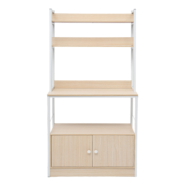 5-Tier Storage Shelf Rack Unit Shelves for Home Office Kitchen White