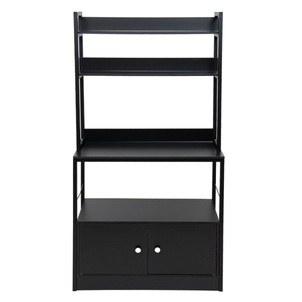 Kitchen Bakers Rack with Storage Cabinet Industrial 5-Tier Microwave Oven Stand