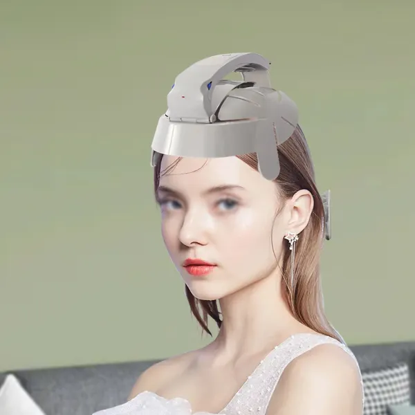 Electric Head Massager Helmet 3 Level Scalp Relax Acupuncture Points Vibration Electric Head Massager Helmet 3 Level Scalp Relax Acupuncture Points Vibration