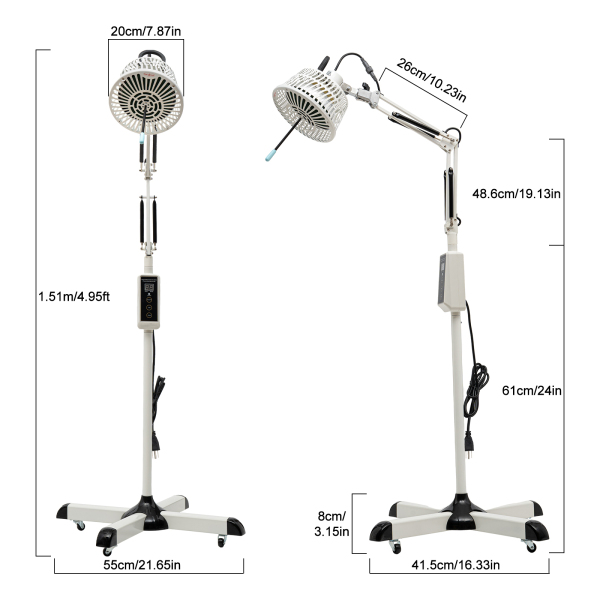 Infrared Light Treatment Lamp, Red Infrared Light Treatment Lamp, TDP Heat Lamp