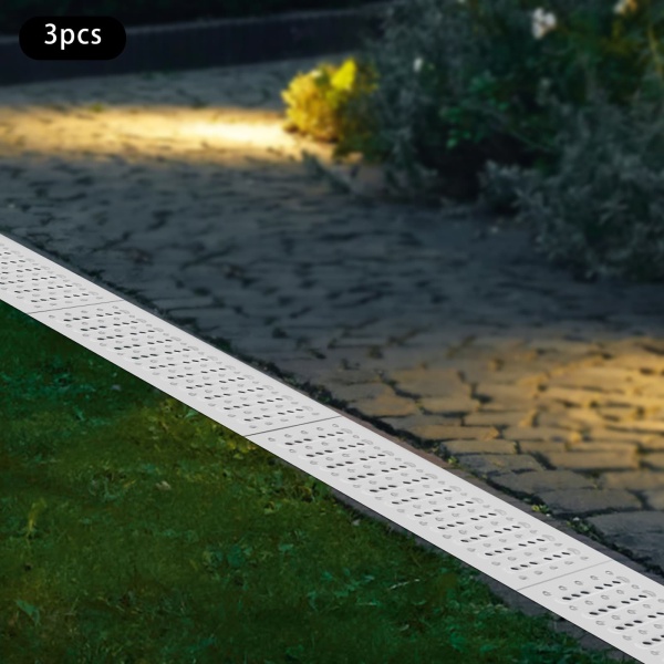 58*20 cm Stainless Steel Channel Drain Grate, Outside Metal Trench Drain Covers, Outdoor Sewer Drainage Grates
