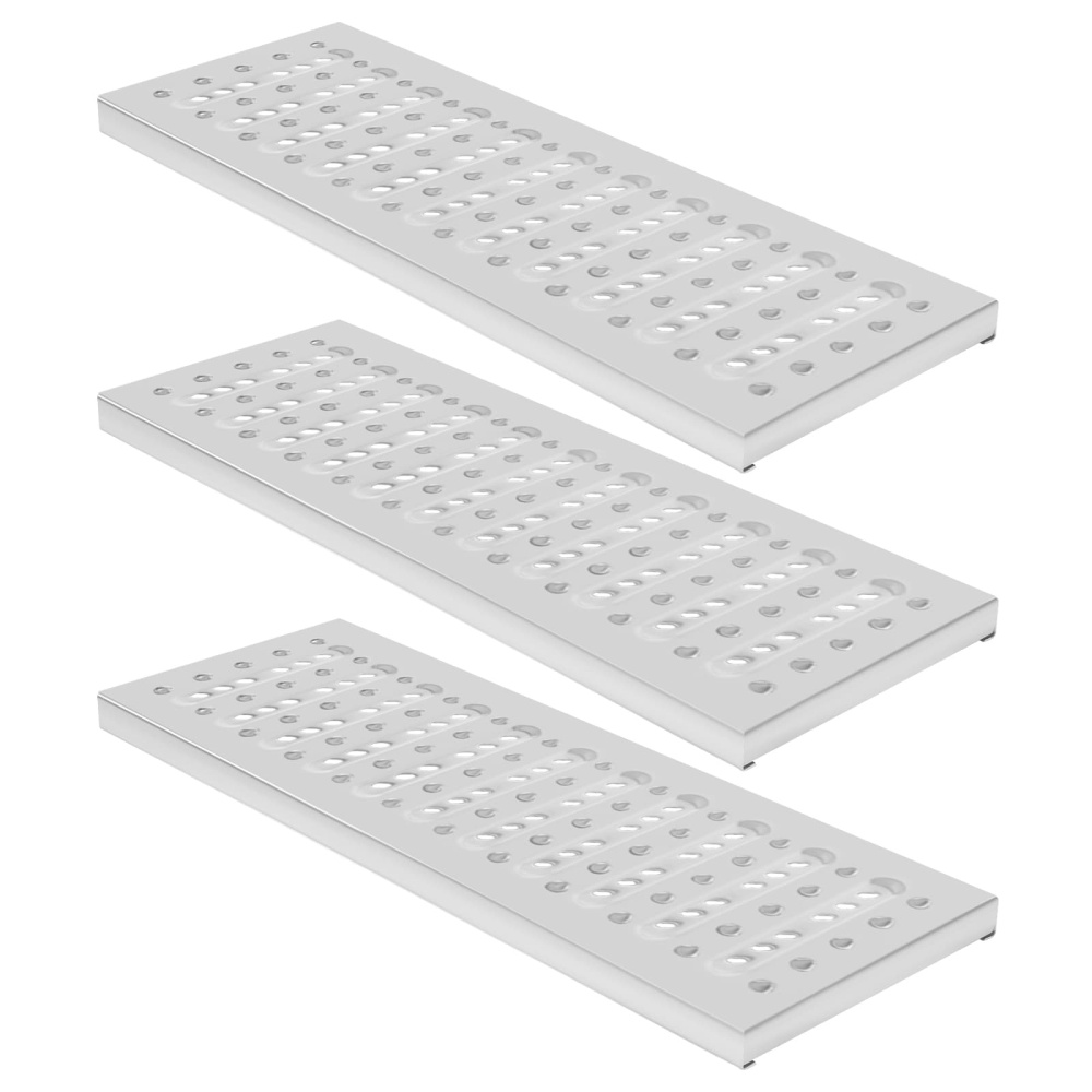 58*20 cm Stainless Steel Channel Drain Grate, Outside Metal Trench Drain Covers, Outdoor Sewer Drainage Grates