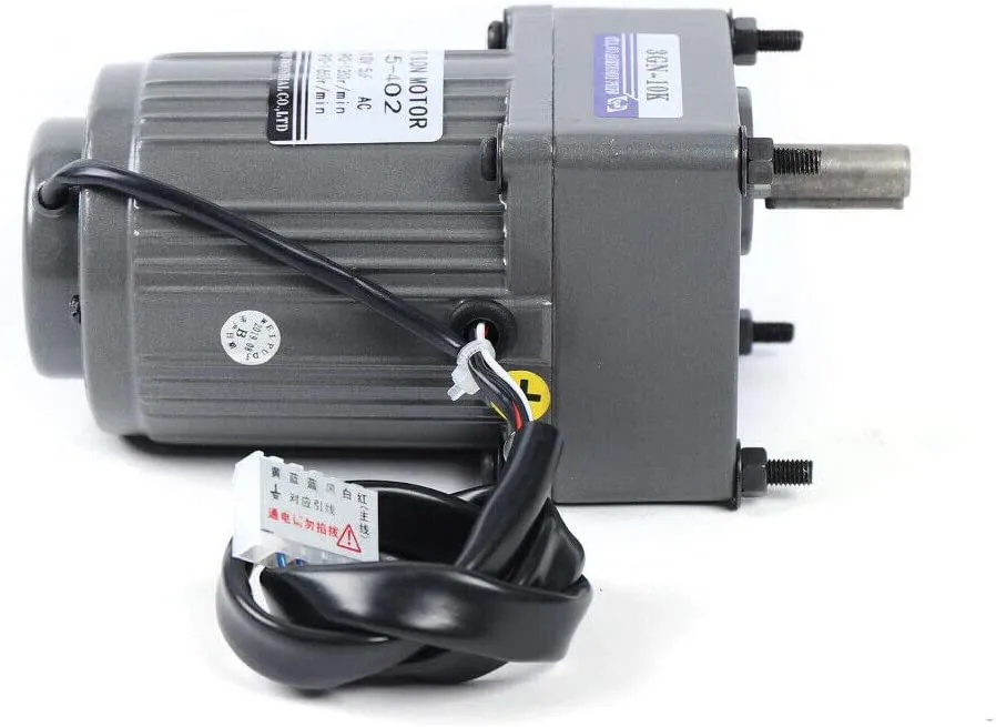 Electric Gear Motor AC 110V 15W 125RPM Single Phase Worm Gear Motor High Torque Deceleration Speed Reduction Motor