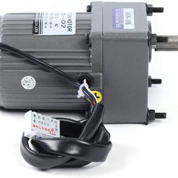 Electric Gear Motor AC 110V 15W 125RPM Single Phase Worm Gear Motor High Torque Deceleration Speed Reduction Motor