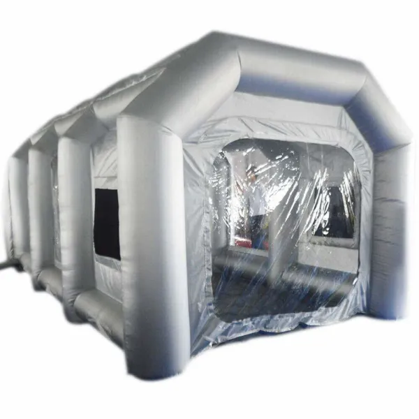 KITNEED Hot Inflatable Paint Booth, 20x10x8.2ft Inflatable Portable Car Painting Tent